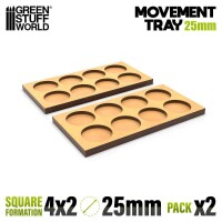 MDF Regimentsbases 25mm 4x2 Skirmish Lin gallery
