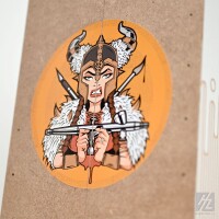 Aufkleber Vikki für Tragbare Hobby Station (Sticker Vik