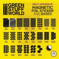 Magnetbases Eckig 60x100mm 6x selbstklebend 3
