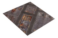 Gamemat Double Sided Quarantine and Fallout Zone 4x4 2