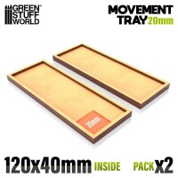 MDF Regimentsbases 120x40mm Square Forma gallery