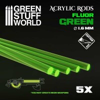 Acryl Stäbe Fluor Grün 1,6mm r gallery