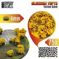 Blumenbüschel Tufts Gelbe Blumen 6mm 1
