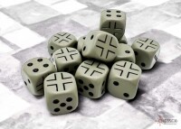 German Grey/Black 12x W6 16mm War Dice S gallery