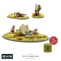 British 8th Army Weapons Teams 28mm gallery
