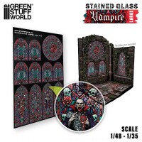Farbglasfenster Vampire groß gallery