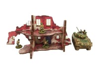 WW2 Normandy Ruined Large House 2 28mm 2