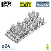 Bierkrüge und Hörner Set (24) 4