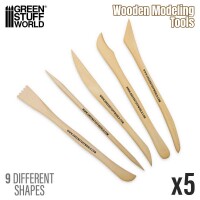 Modellierwerkzeuge aus Holz Set (5) 2