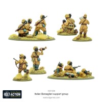 Italian Bersaglieri Support Group 28mm 2
