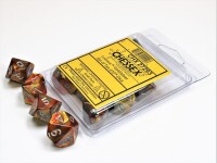 Lustrous Gold/Silver 10x W10 Dice Set gallery