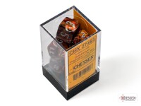 Lustrous Gold/Silver RPG Dice Set 2