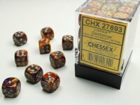 Lustrous Gold/Silver 36x 12mm W6 Dice Se gallery