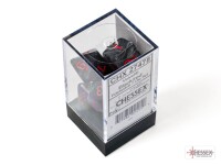 Velvet Black/Red RPG Dice Set 2