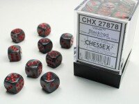 Velvet Black/Red 36x 12mm W6 Dice Set gallery