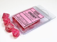 Ghostly Glow Pink/Silver 10x W10 Dice Se gallery