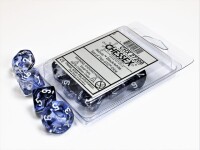 Nebula Black/White 10x W10 Dice Set gallery