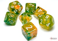 Nebula Spring/White Luminary RPG Dice Se gallery