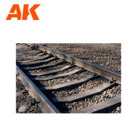 AK Interactive Small Railroad Ballast 100ml 1/72 H0 3
