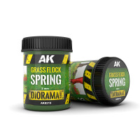 AK Interactive Grass Flock 2mm Spring 250ml 2