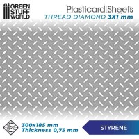 GSW Plasticcart Sheet 3x1mm Diamanten 30 gallery