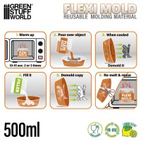 Flexi Mold Wiederverwendbare Abformmasse 500ml 3