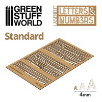 Buchstaben und Zahlen Standard 4mm gallery