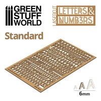 Buchstaben und Zahlen Standard 6mm gallery