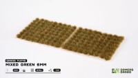 Mixed Green Tufts 6mm Small