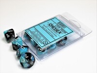 Gemini Black Shell/White 10x W10 Dice Se gallery