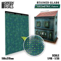 Farbglasfenster Geometrisches Muster 2