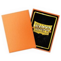 Dragon Shield Matte Amber 100 protective Sleeves 2