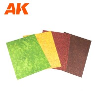 AK Interactive Punching Leaves Sheets Set A4 size (4) 2