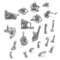 Wiedererweckte Zombies Set (21) 1:35 1