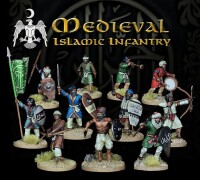 Medieval Islamic Infantry & Archers 28mm 2