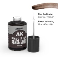 AK Interactive Precision Panel Liners Sepia 30ml 2