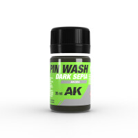 AK Interactive Dark Sepia Pin Wash 35ml gallery