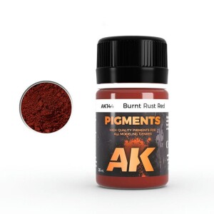 AK Interactive Burnt Rust Red Pigments 35ml