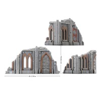 Battlefield in a Box Gothic Sector Castograd Hab Block Small