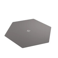 Gamegenic Magnetic Dice Tray Hexagonal Black & Gray 3
