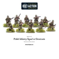 Polish Infantry Squad in Greatcoats 28mm gallery