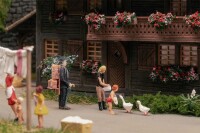 Faller Uhrenmacherhaus mit Figur Jubiläumsmodell H0 5