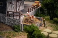 Faller Schwarzwaldhof mit 2 Figuren Jubiläumsmodell H0 
