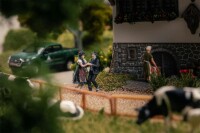 Faller Schwarzwaldhof mit 2 Figuren Jubiläumsmodell H0 