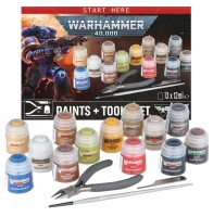 Warhammer 40.000 Paints + Tools Set