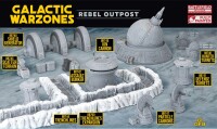 Battlefield in a Box Galactic Warzones Rebel Outpost Trenchl