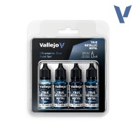 Vallejo True Metallic Metal Ultramarine Blue Paint Set (4) 2