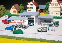 Faller Tankstelle mit Waschhalle H0 gallery