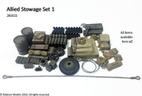 Allied Stowage Set 1 1/56 28mm 2