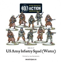 US Army Infantry Squad in Winter Clothing 28mm 2